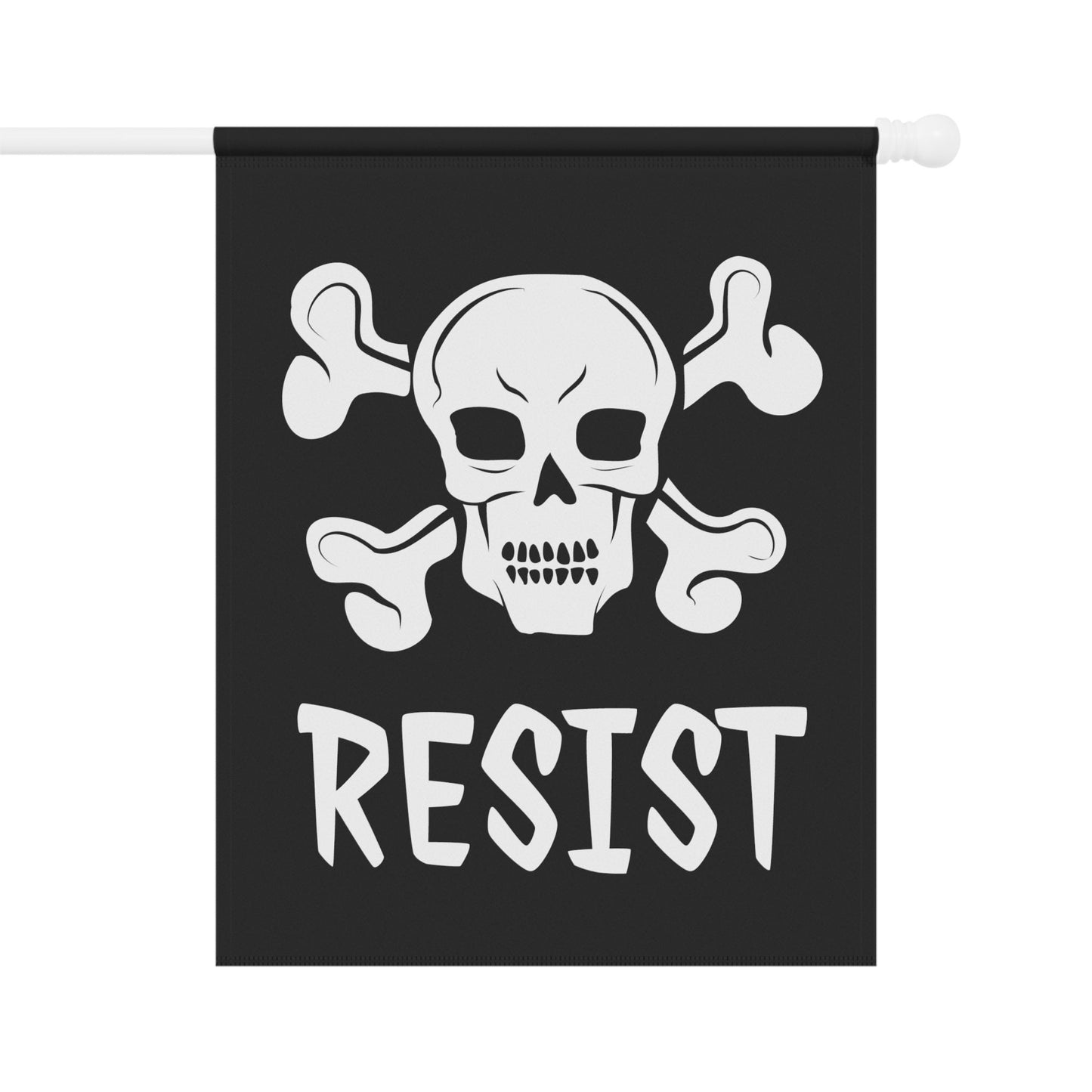 Resist Pirate Jolly Roger Halloween Flag