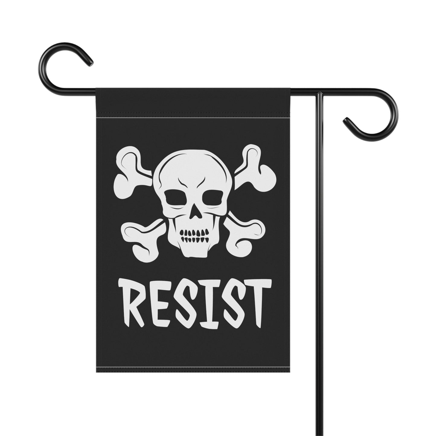 Resist Pirate Jolly Roger Halloween Flag