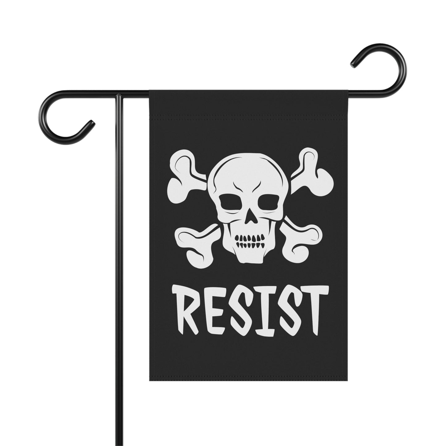 Resist Pirate Jolly Roger Halloween Flag