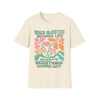 Injustice Becomes Law Distress Floral T-Shirt