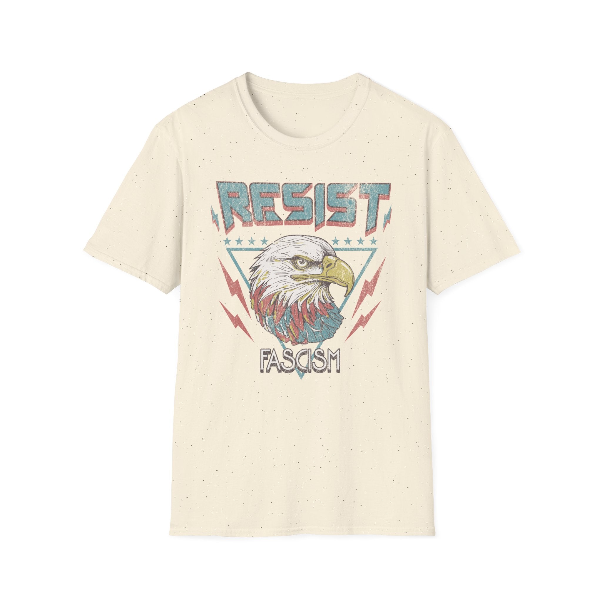 Resist Fascism Vintage Eagle T-Shirt
