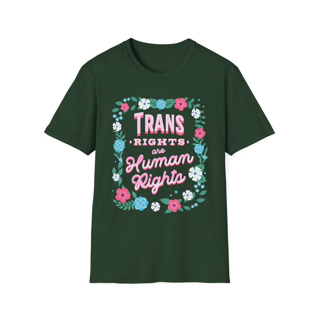 Trans Rights Floral T-Shirt