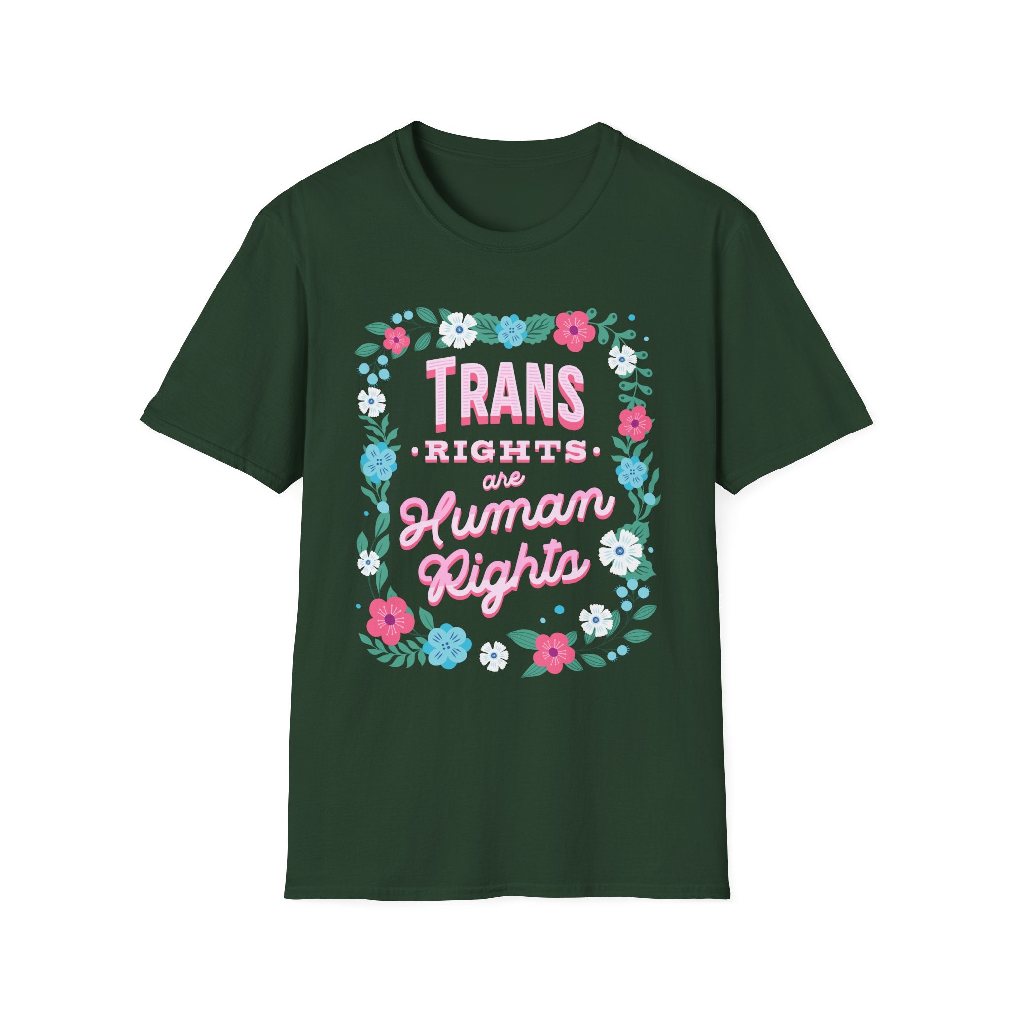 Trans Rights Floral T-Shirt