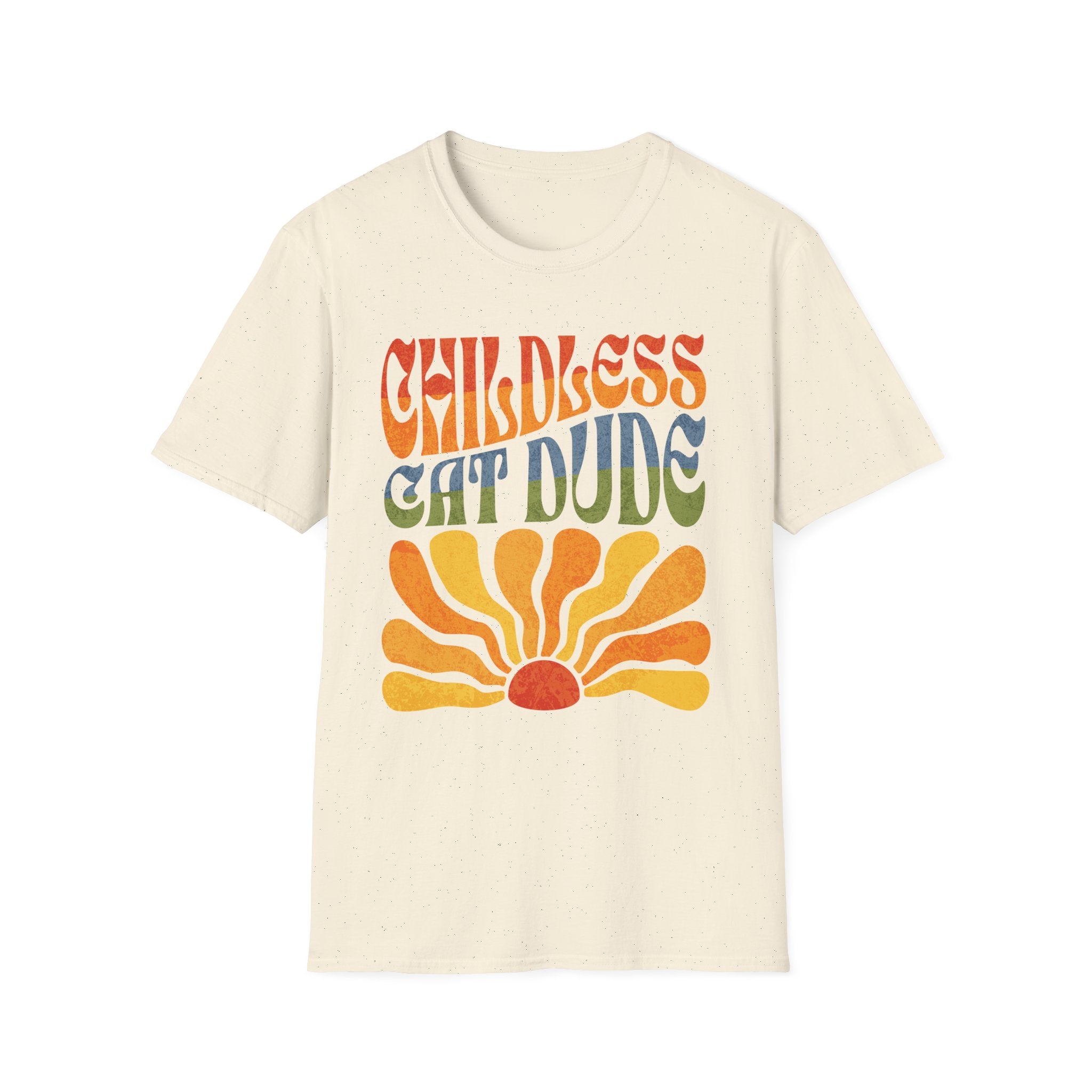 Childless Cat Dude Boho T-Shirt