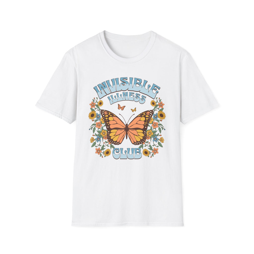 Invisible Illness Club Butterfly T-Shirt
