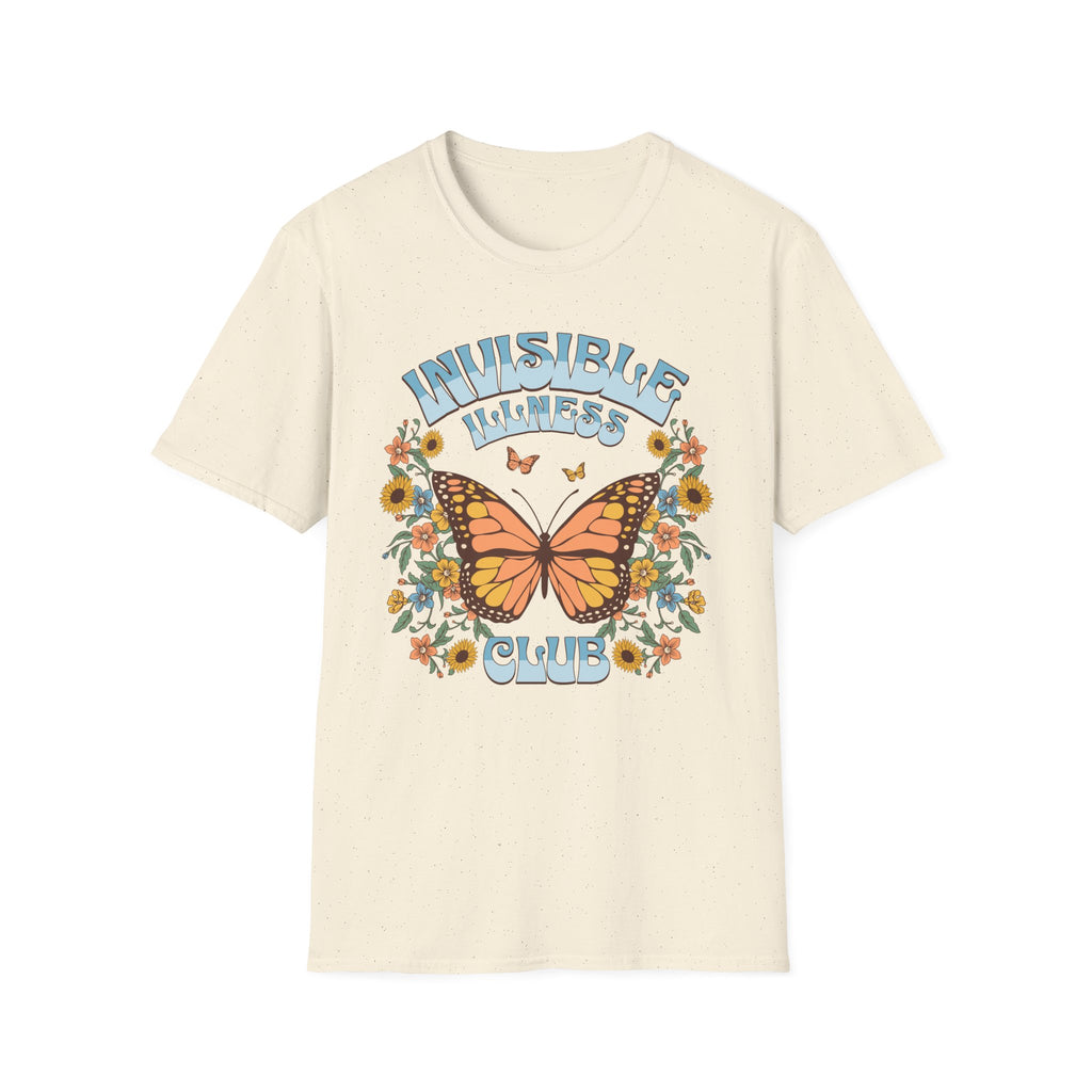 Invisible Illness Club Butterfly T-Shirt