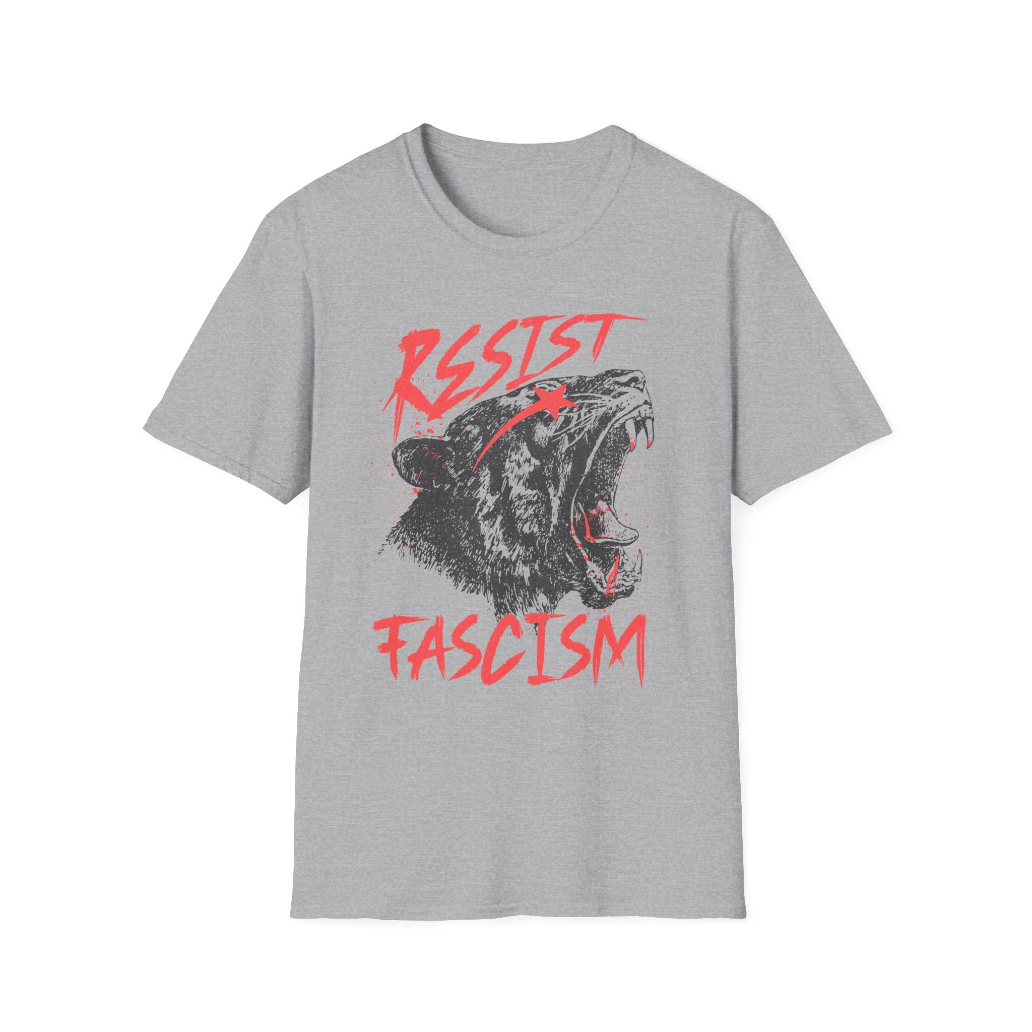 Resist Fascism Tiger T-Shirt