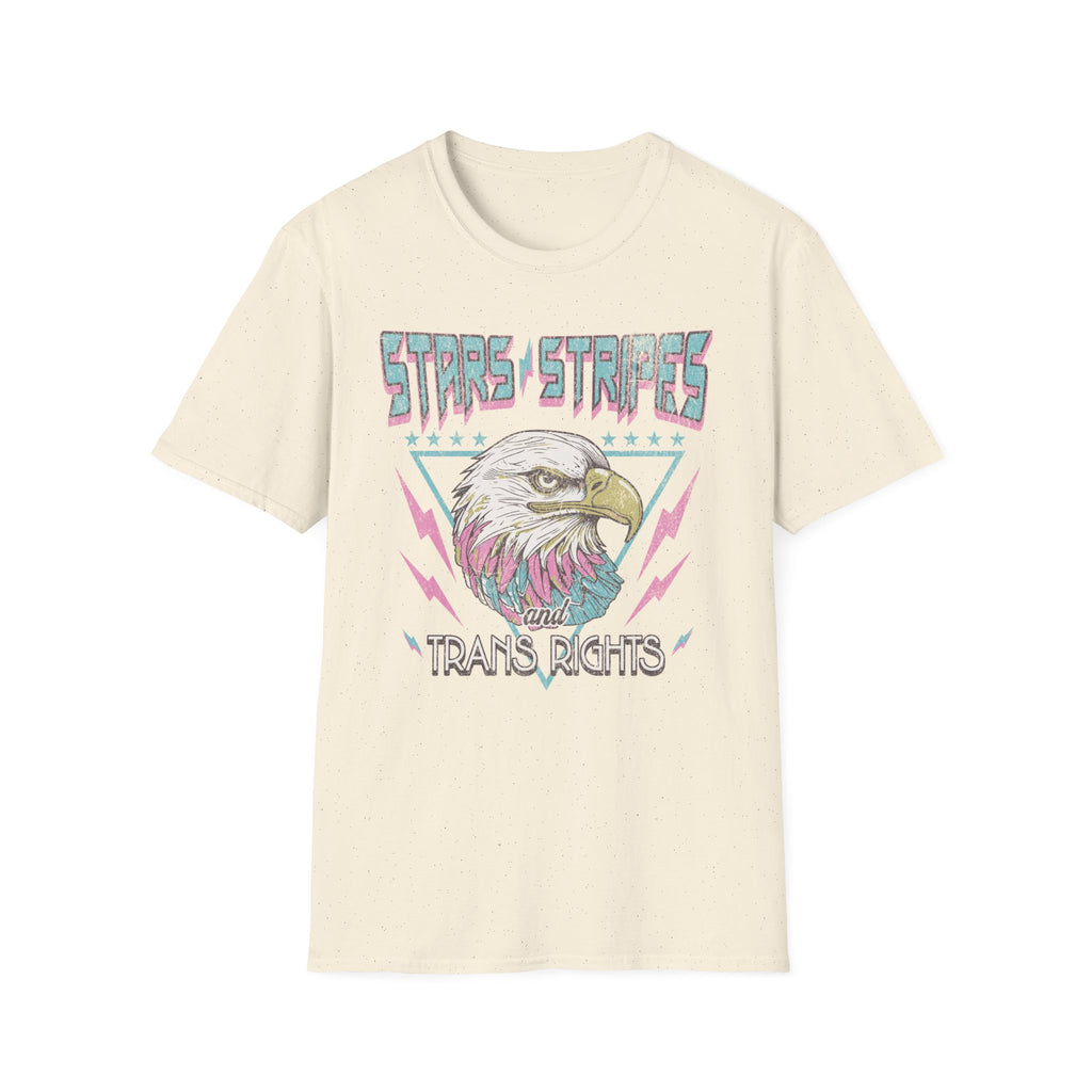 Stars Stripes Trans Rights Eagle T-Shirt