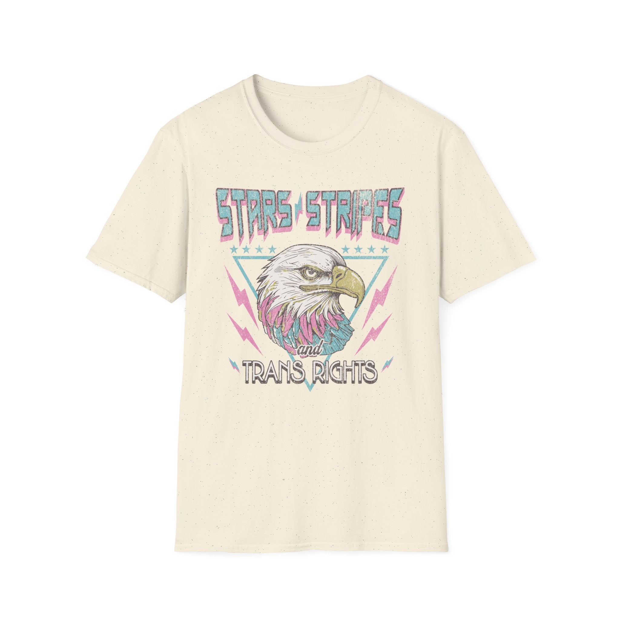 Stars Stripes Trans Rights Eagle T-Shirt