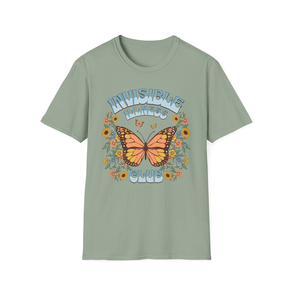 Invisible Illness Club Butterfly T-Shirt