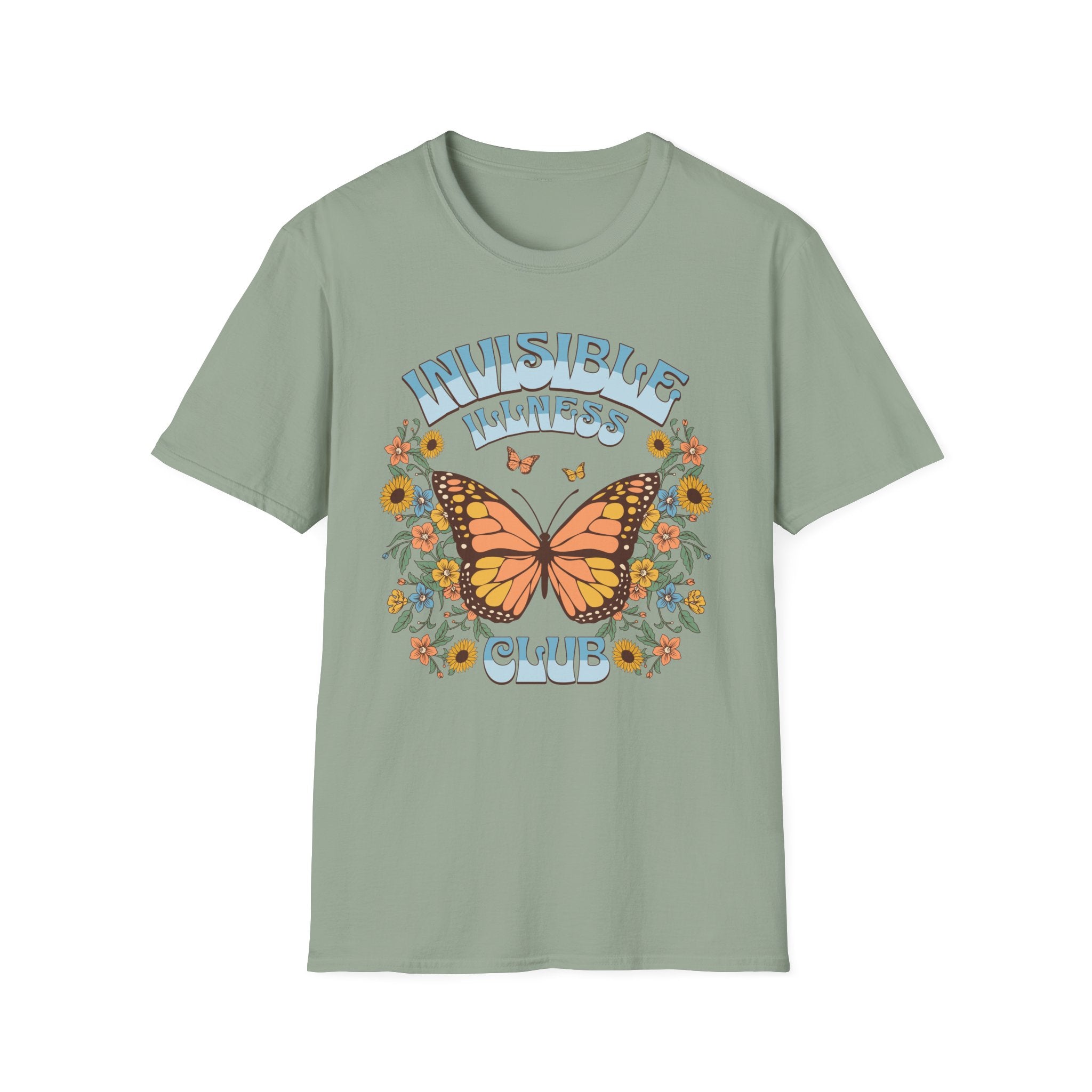 Invisible Illness Club Butterfly T-Shirt