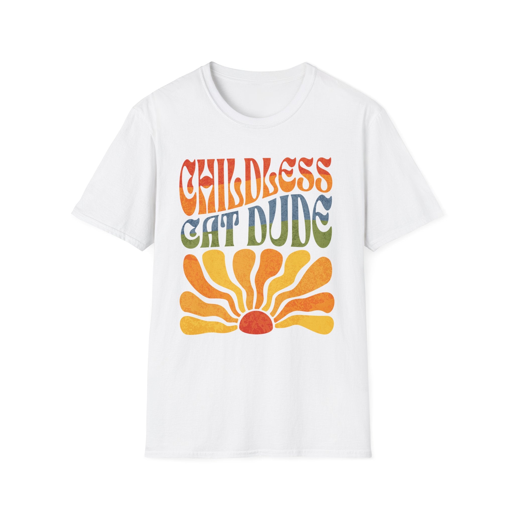 Childless Cat Dude Boho T-Shirt
