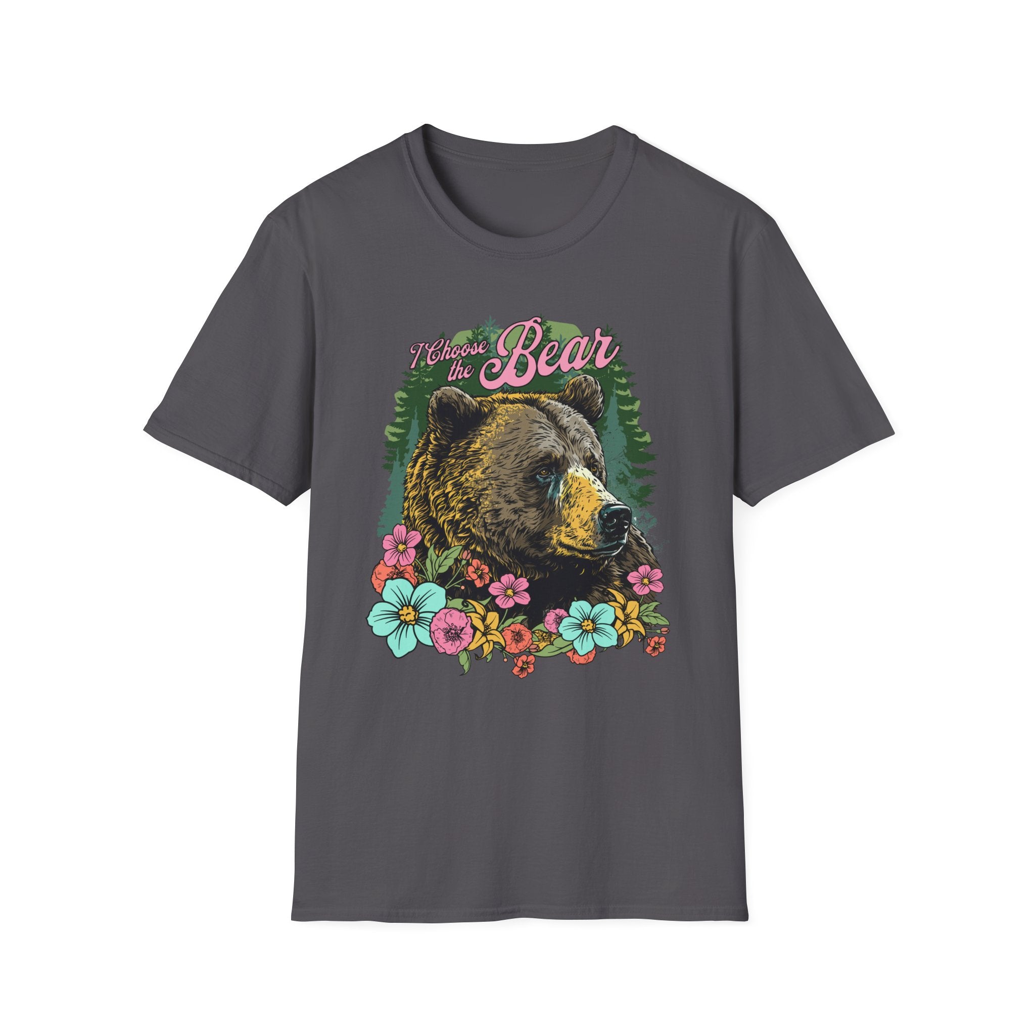 I Choose the Bear Floral T-Shirt