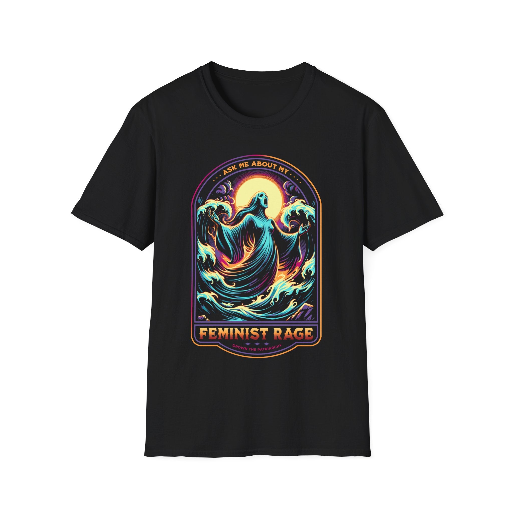 Ask Me About My Feminist Rage Horror T-Shirt