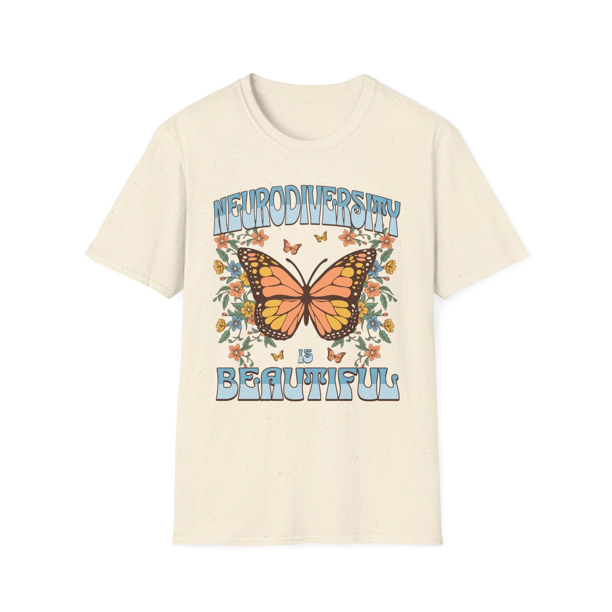 Neurodiversity is Beautiful Butterfly T-Shirt