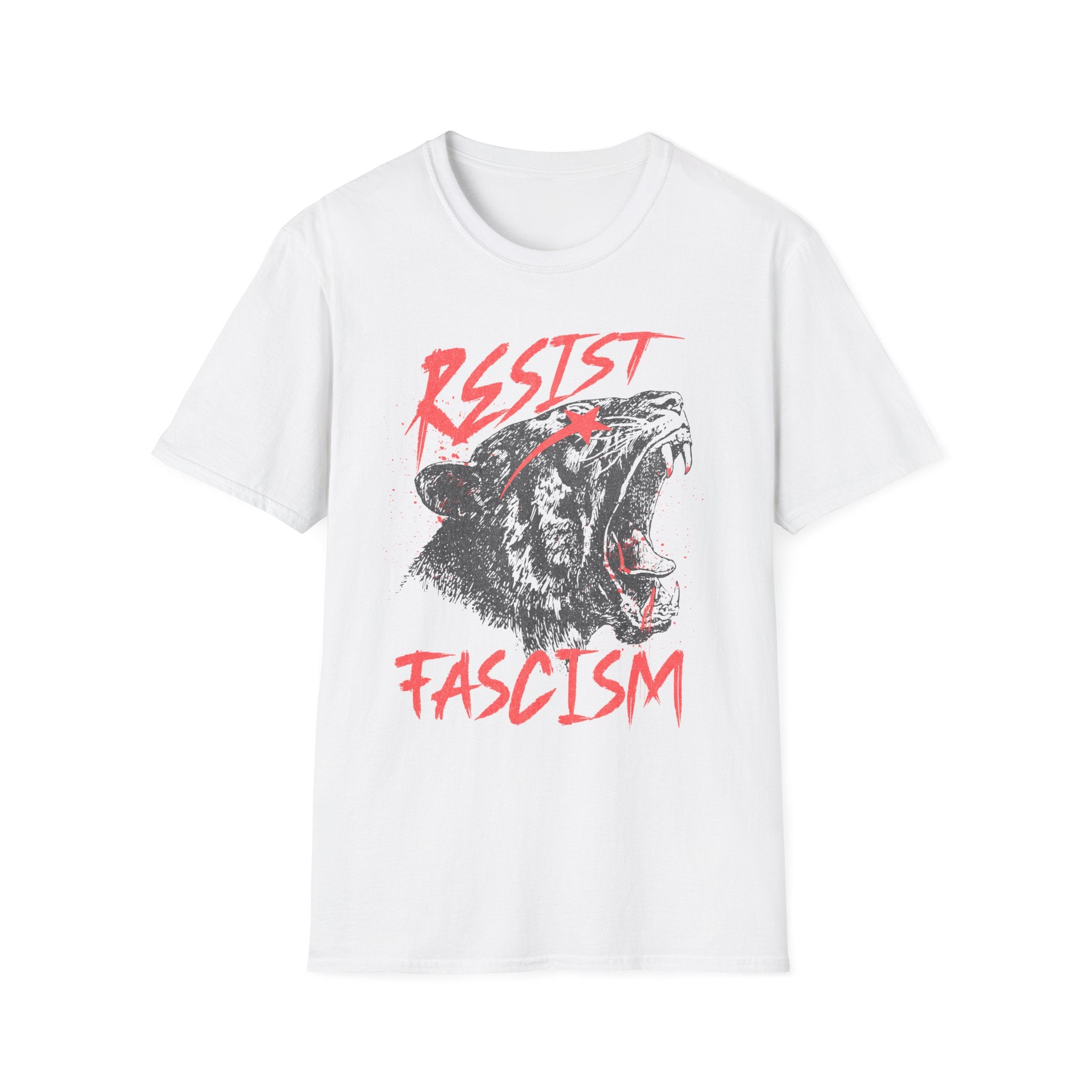 Resist Fascism Tiger T-Shirt