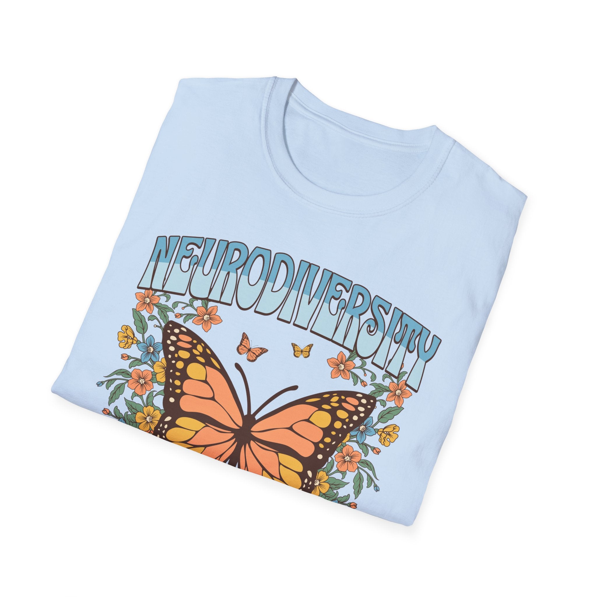 Neurodiversity is Beautiful Butterfly T-Shirt