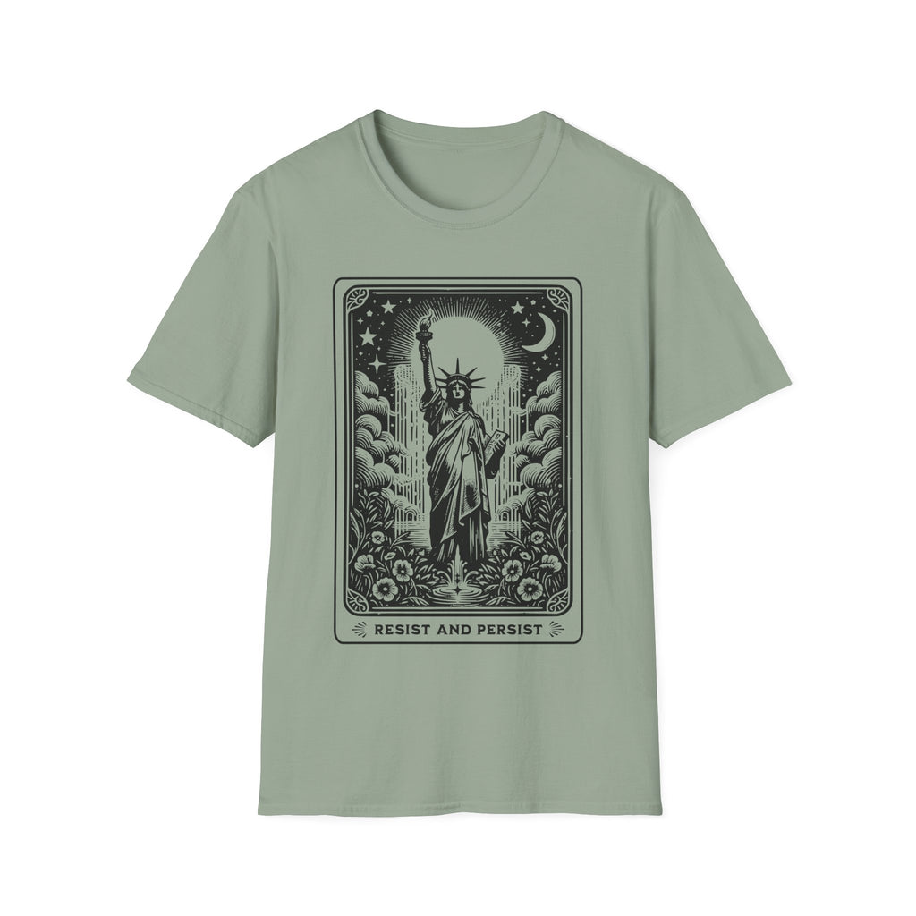 Resist and Persist Statue of Liberty T-Shirt