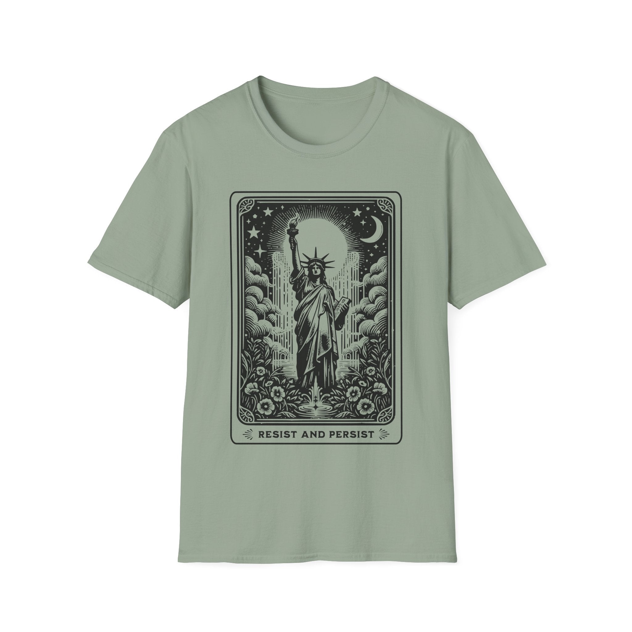 Resist and Persist Statue of Liberty T-Shirt