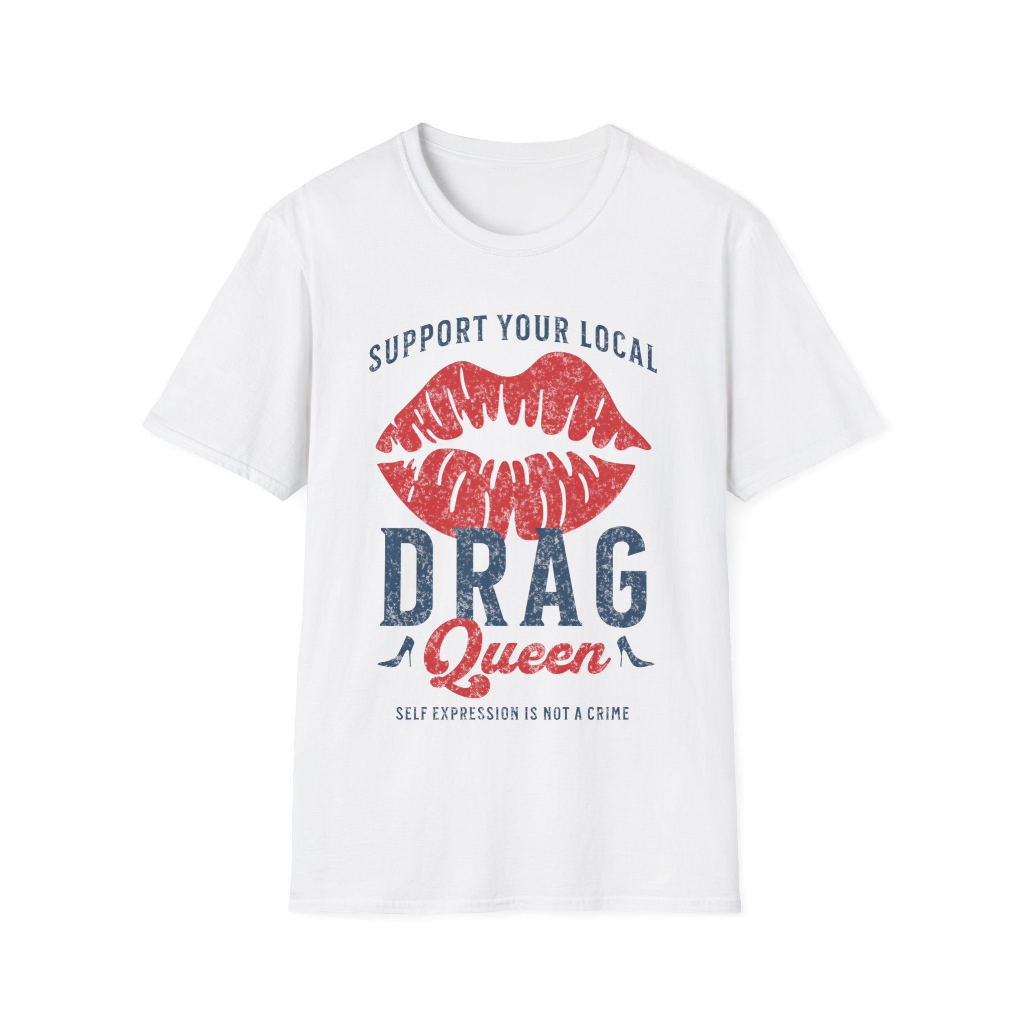 Support Your Local Drag Queen Lips T-Shirt