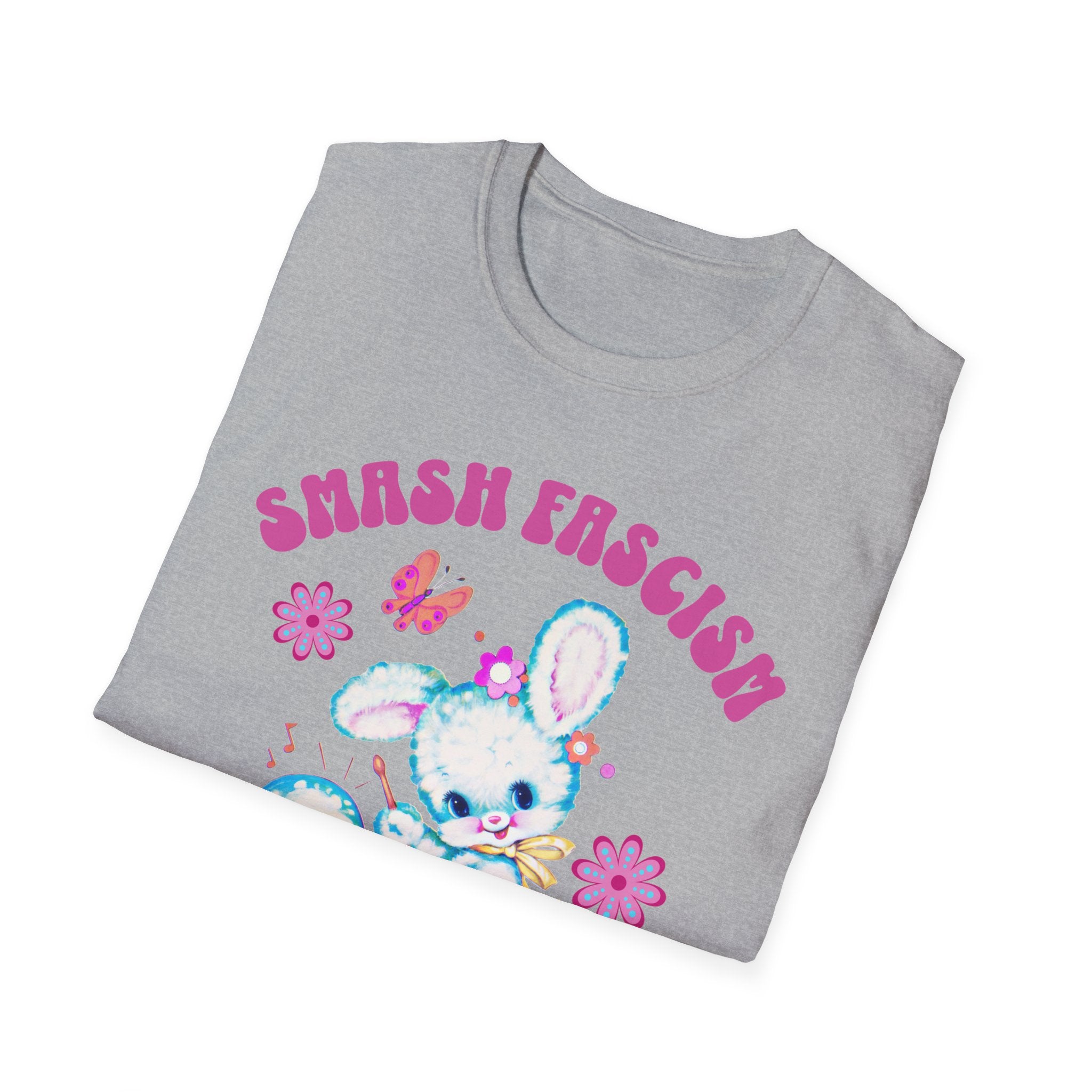 Smash Fascism Bunny T-Shirt