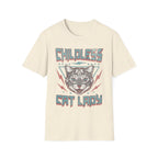 Childless Cat Lady Retro 80s T-Shirt