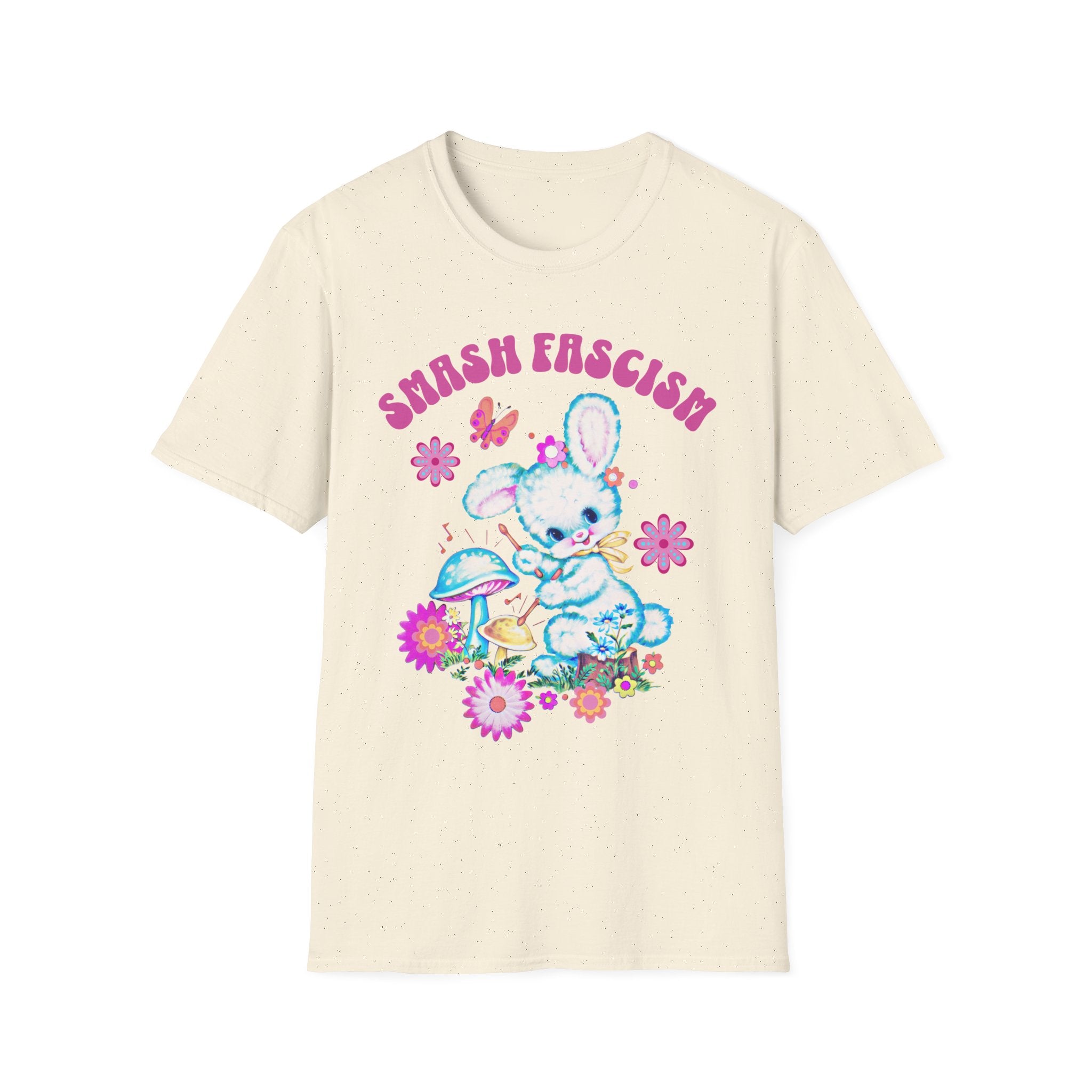Smash Fascism Bunny T-Shirt
