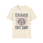 Childless Cat Dad Retro 80s T-Shirt