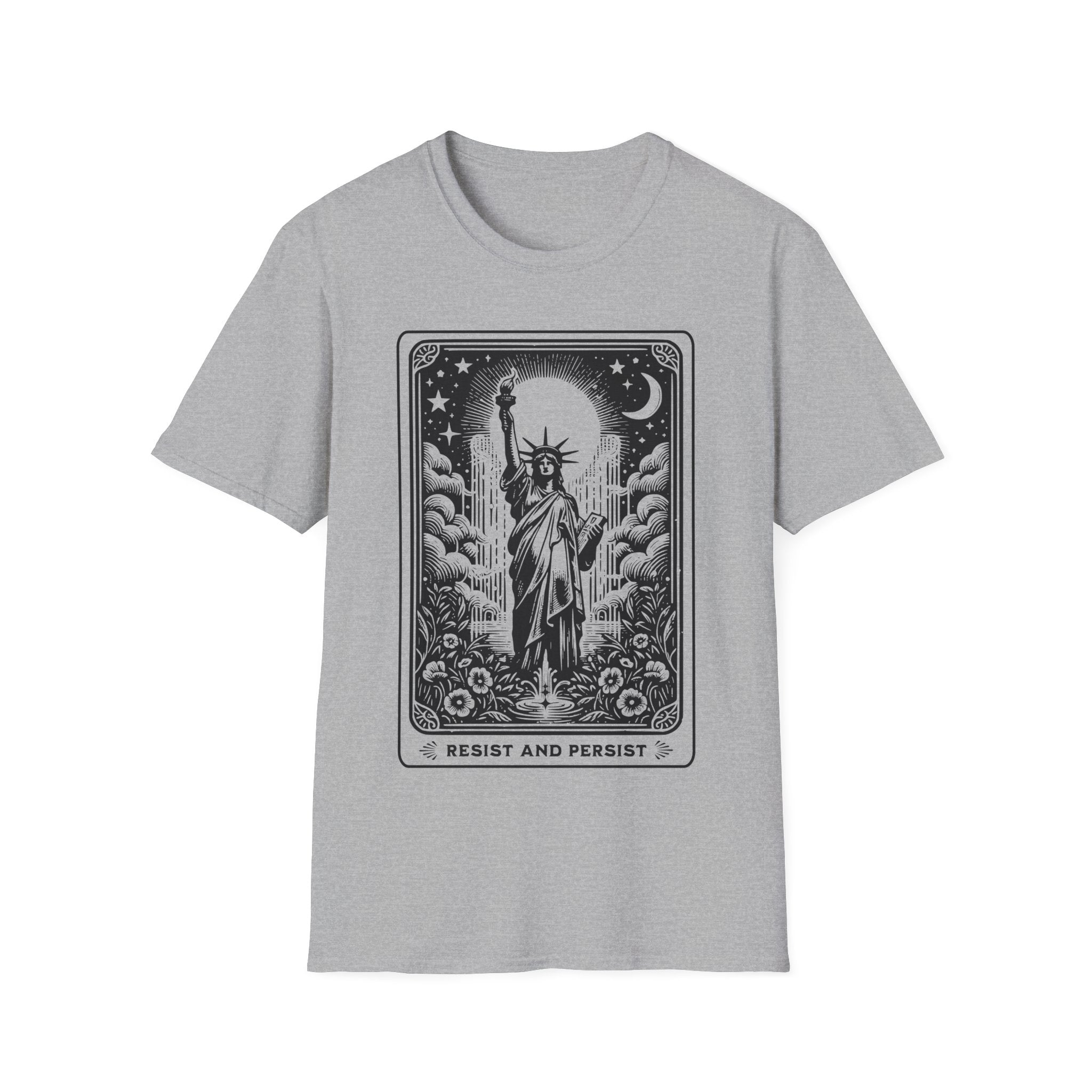 Resist and Persist Statue of Liberty T-Shirt