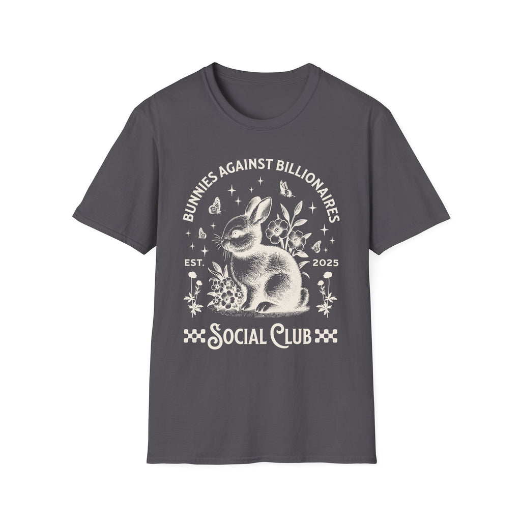 Bunnies Against Billionaires Social T-Shirt