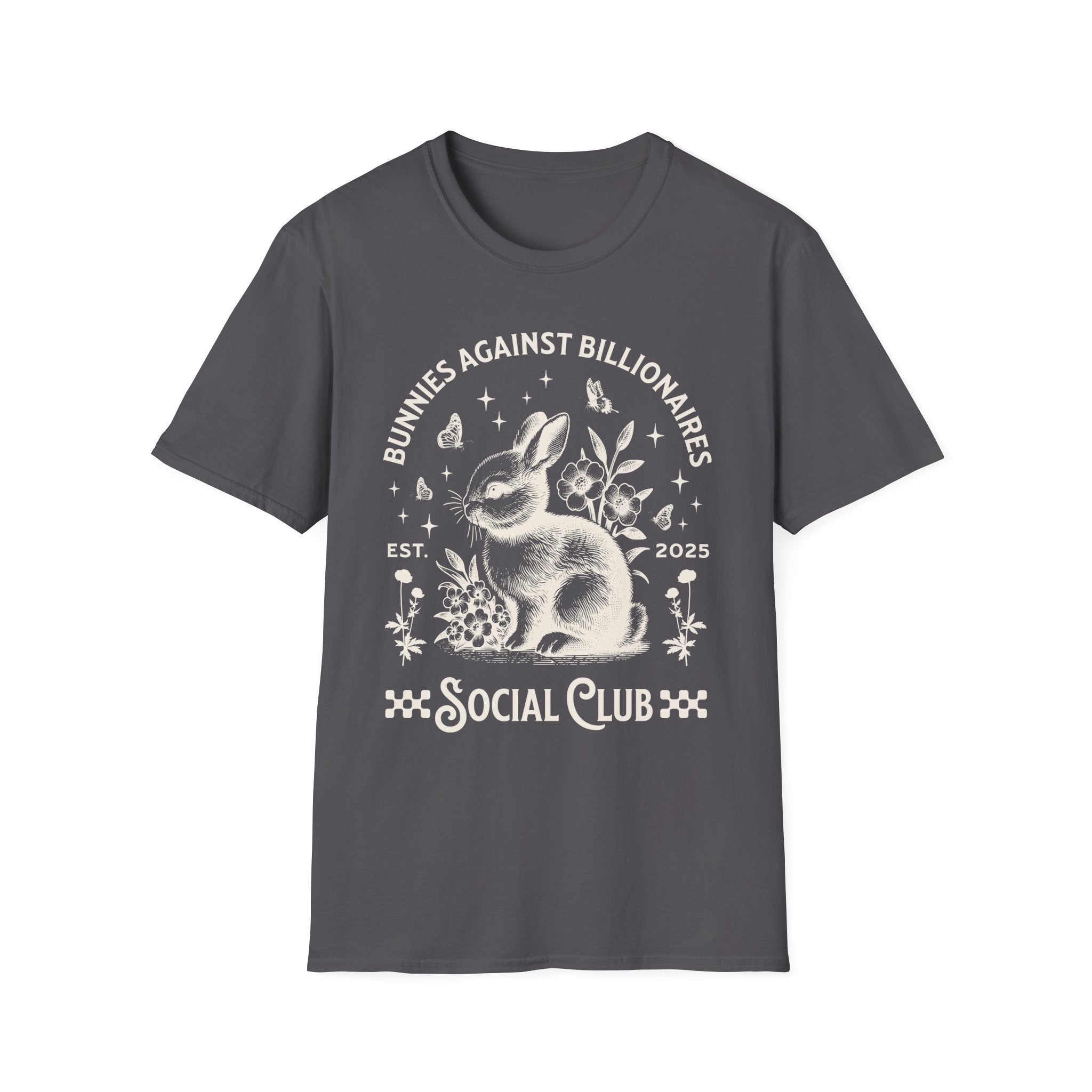 Bunnies Against Billionaires Social T-Shirt