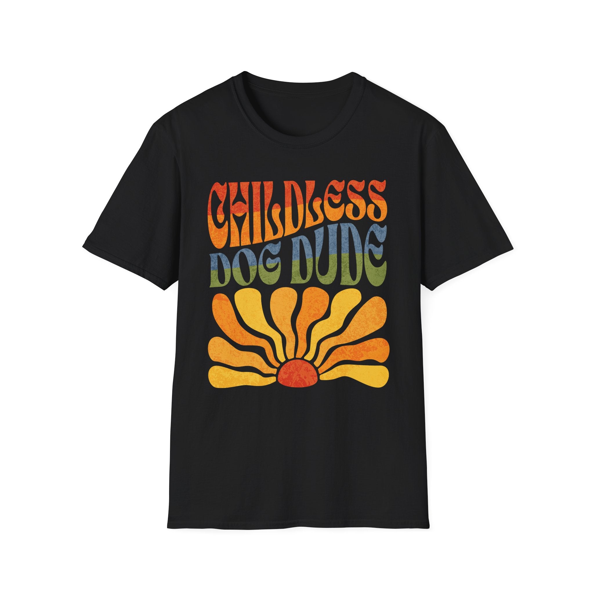 Childless Dog Dude Boho T-Shirt