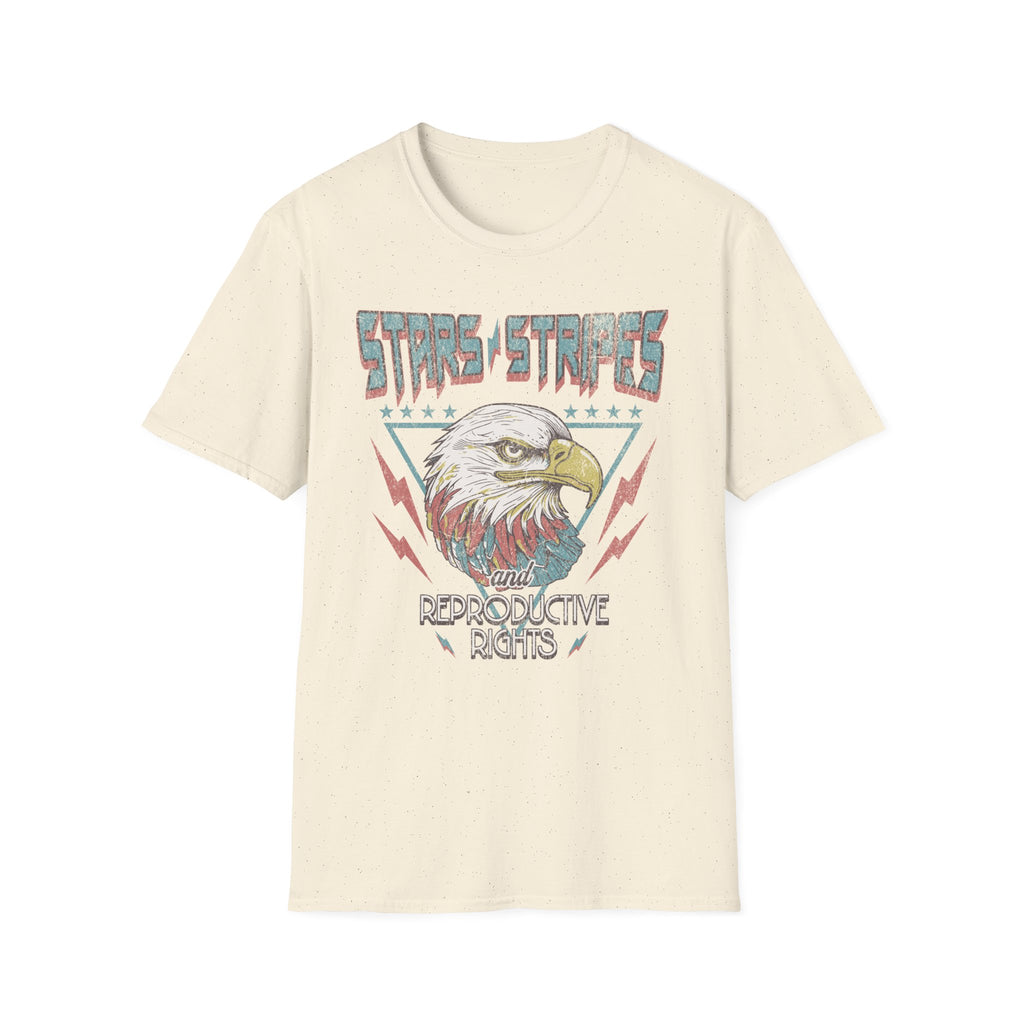 Stars Stripes Reproductive Rights Eagle T-Shirt