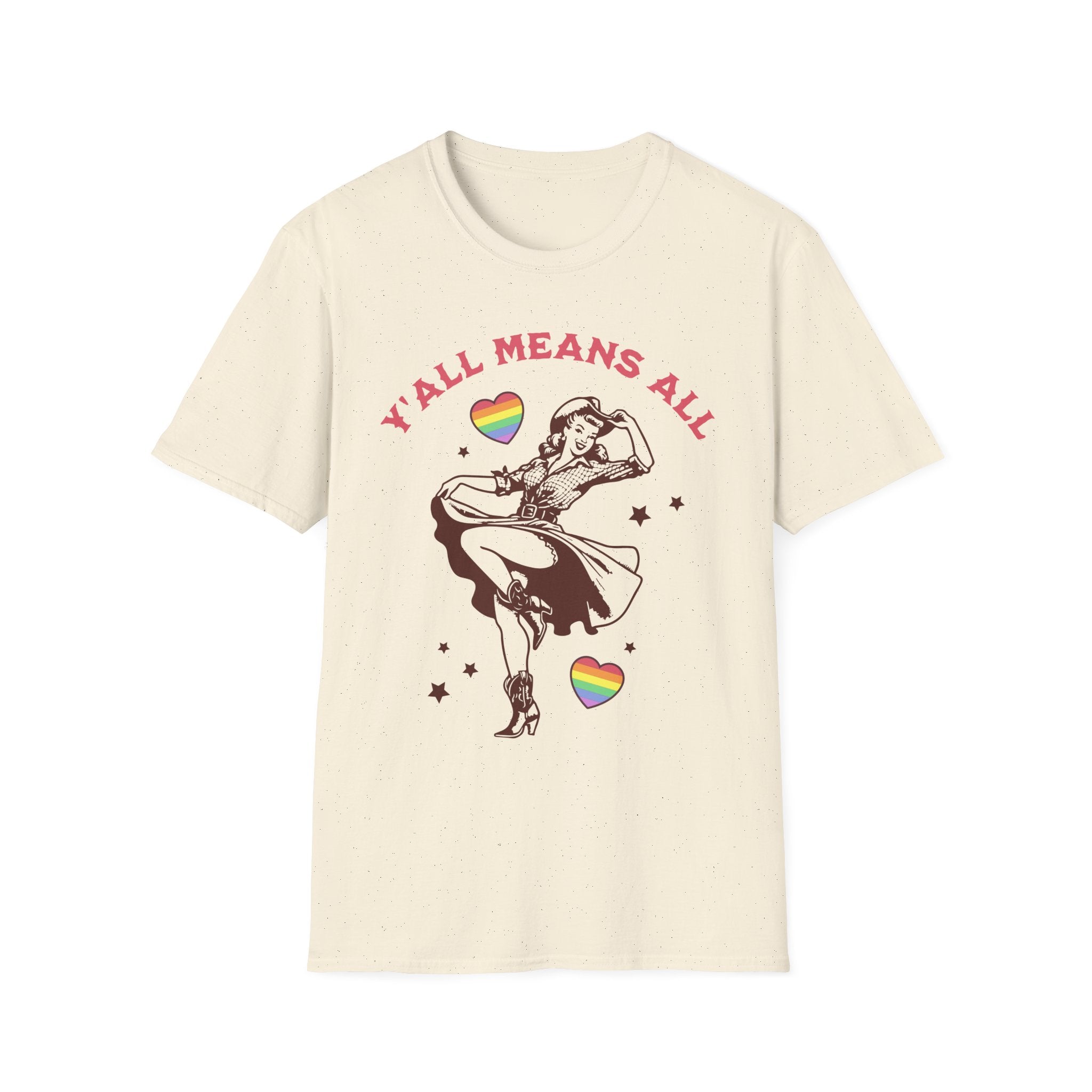 Y'all Means All Cowgirl T-Shirt