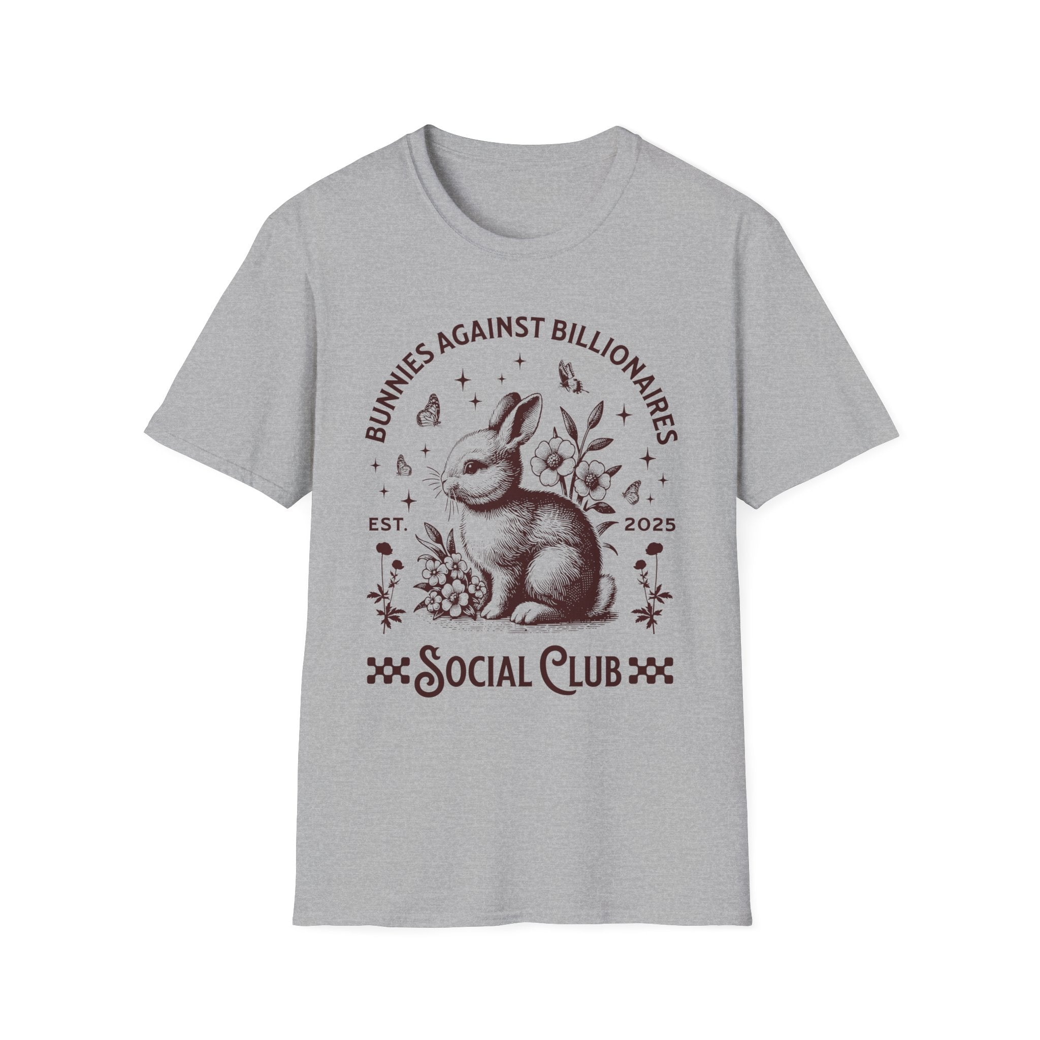 Bunnies Against Billionaires Social T-Shirt