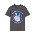 Stars Stripes Trans Rights Peace T-Shirt