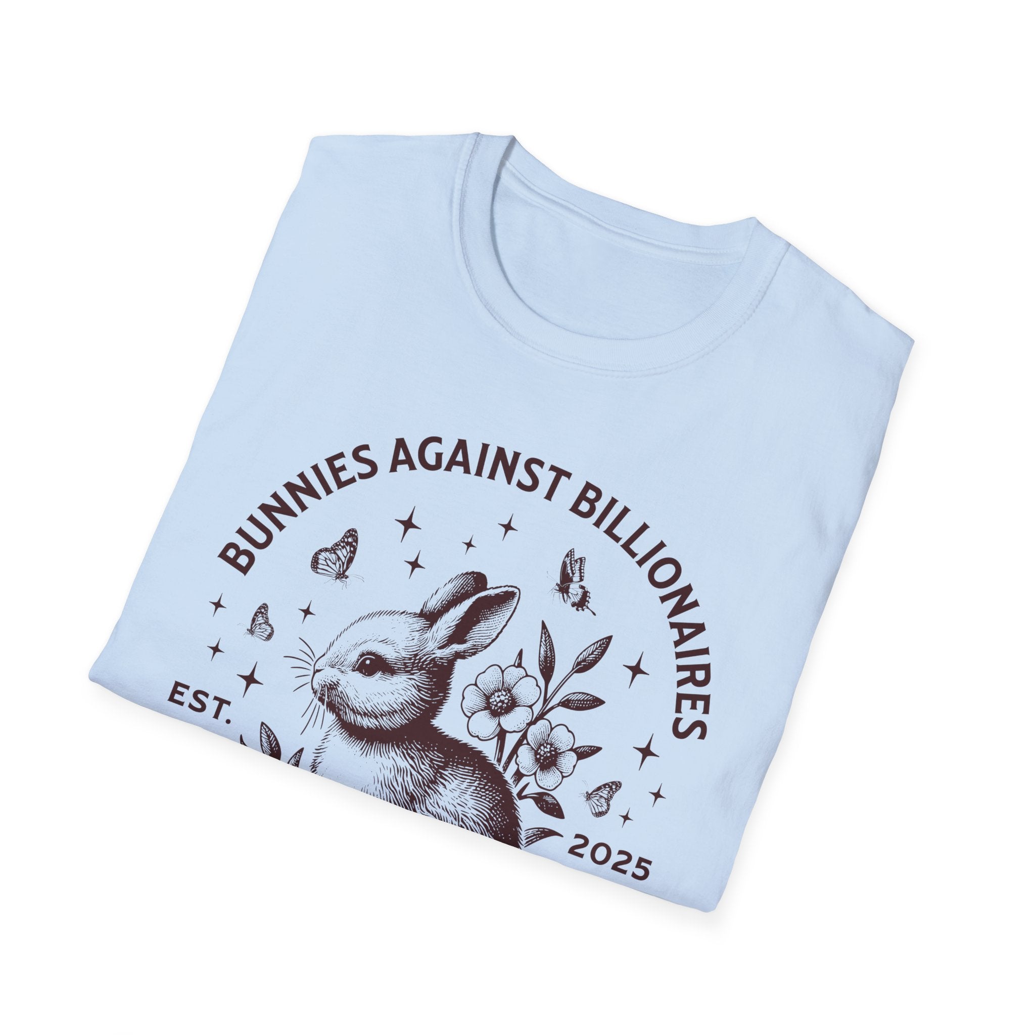 Bunnies Against Billionaires Social T-Shirt