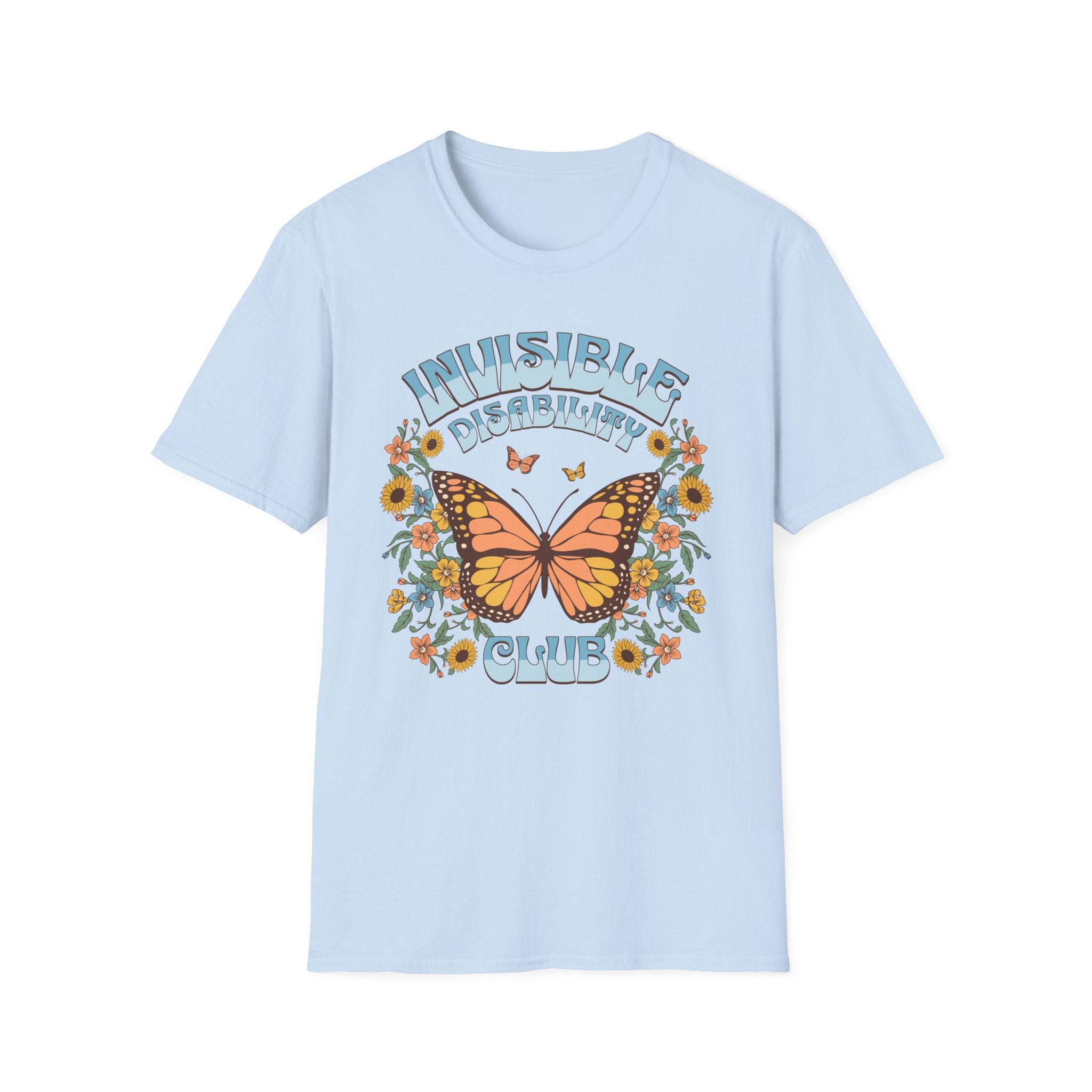 Invisible Disability Club Butterfly T-Shirt