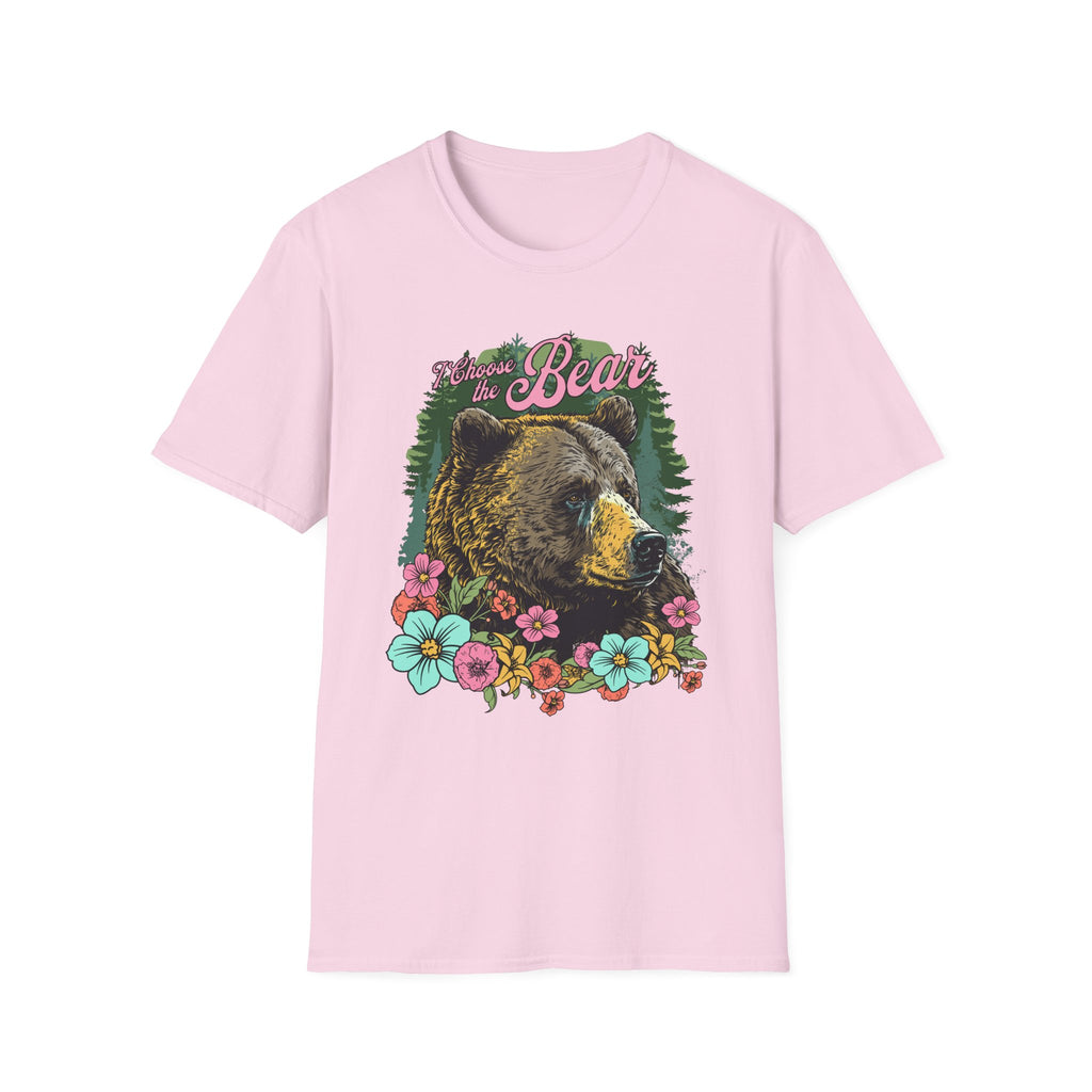 I Choose the Bear Floral T-Shirt