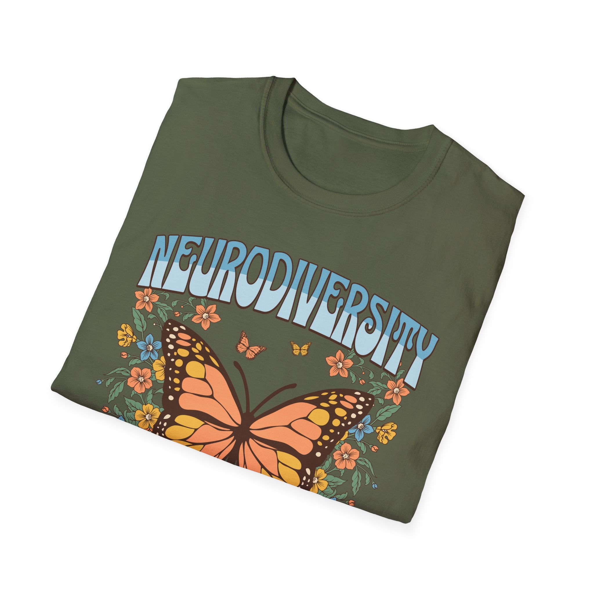Neurodiversity is Beautiful Butterfly T-Shirt