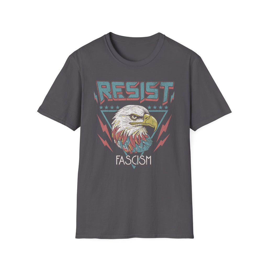 Resist Fascism Vintage Eagle T-Shirt
