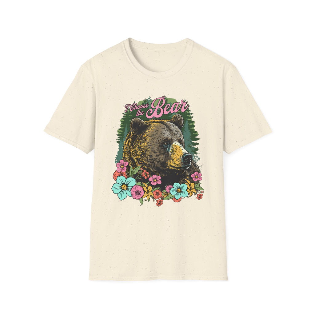 I Choose the Bear Floral T-Shirt