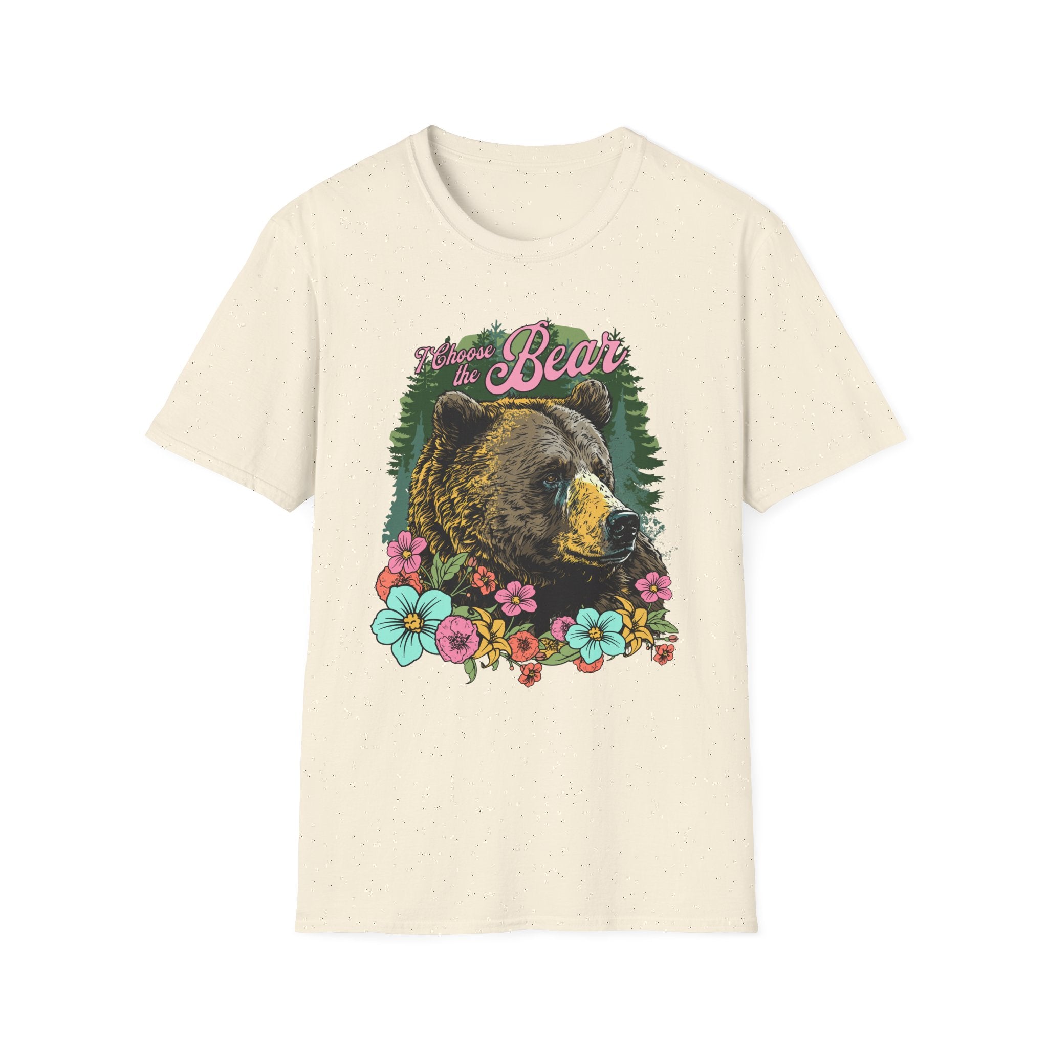 I Choose the Bear Floral T-Shirt