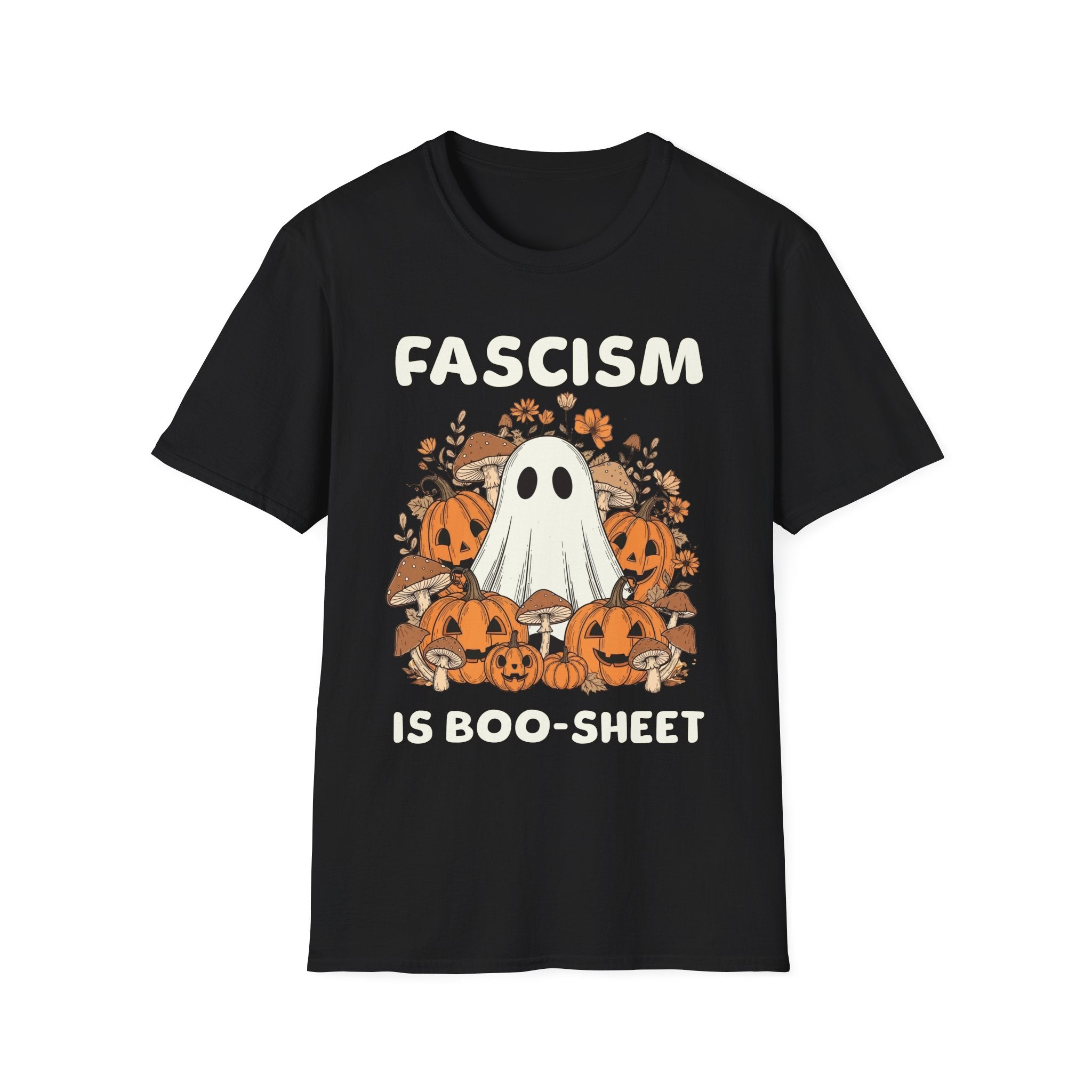 Fascism is Boo-Sheet Pumpkin T-Shirt