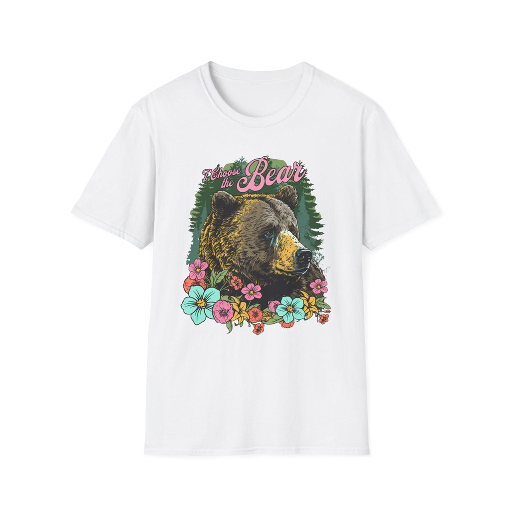 I Choose the Bear Floral T-Shirt