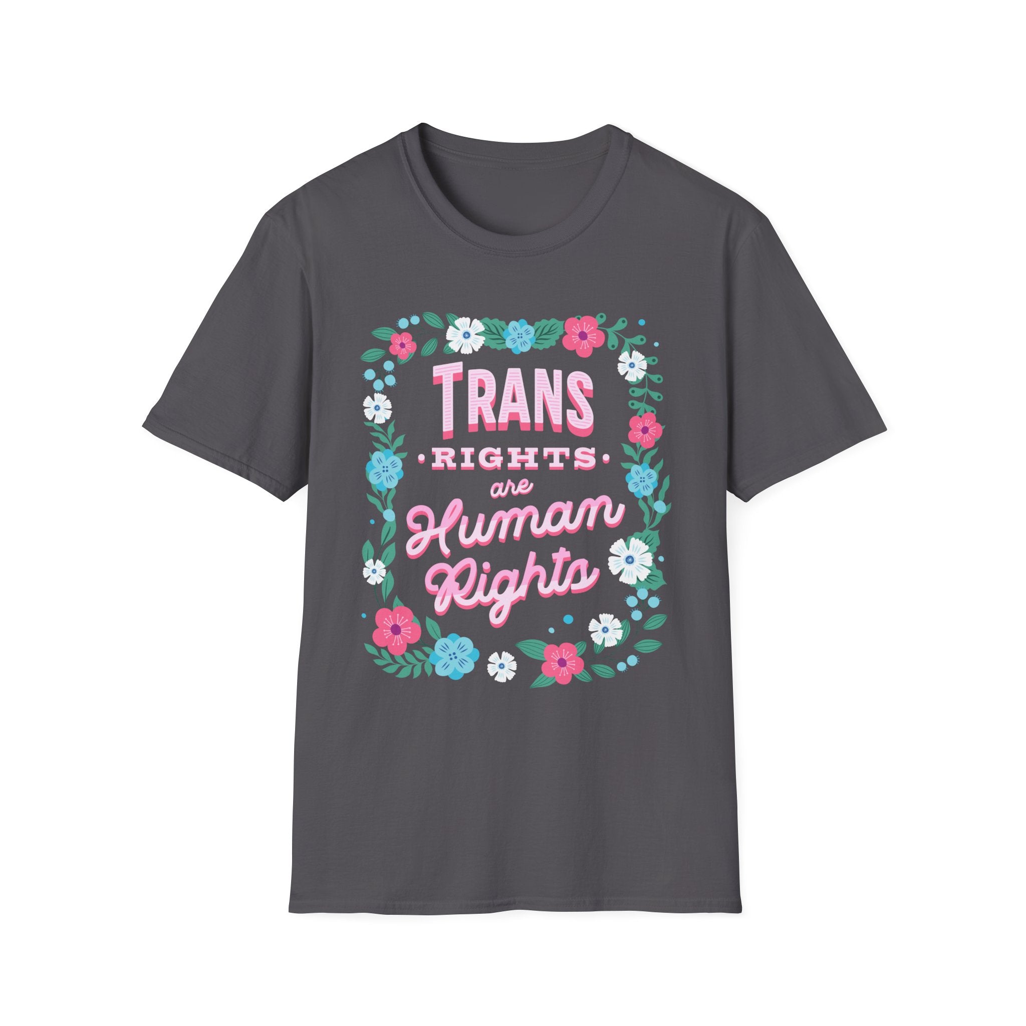 Trans Rights Floral T-Shirt