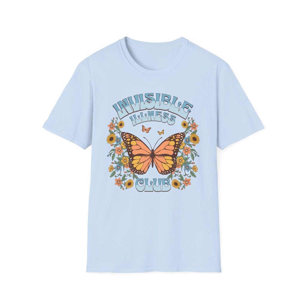 Invisible Illness Club Butterfly T-Shirt