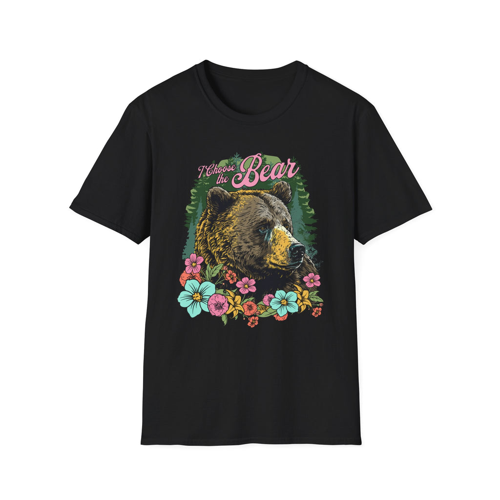 I Choose the Bear Floral T-Shirt