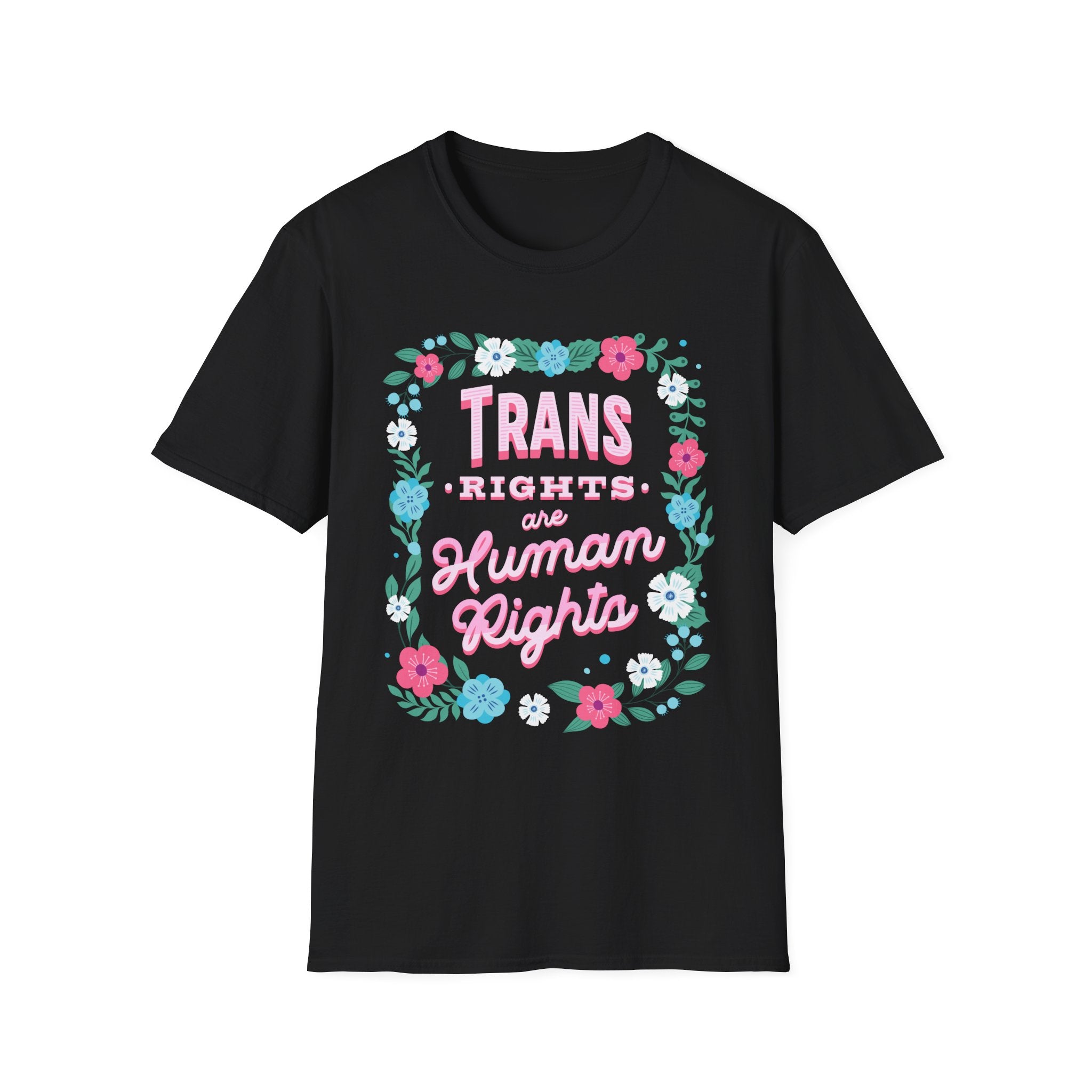 Trans Rights Floral T-Shirt