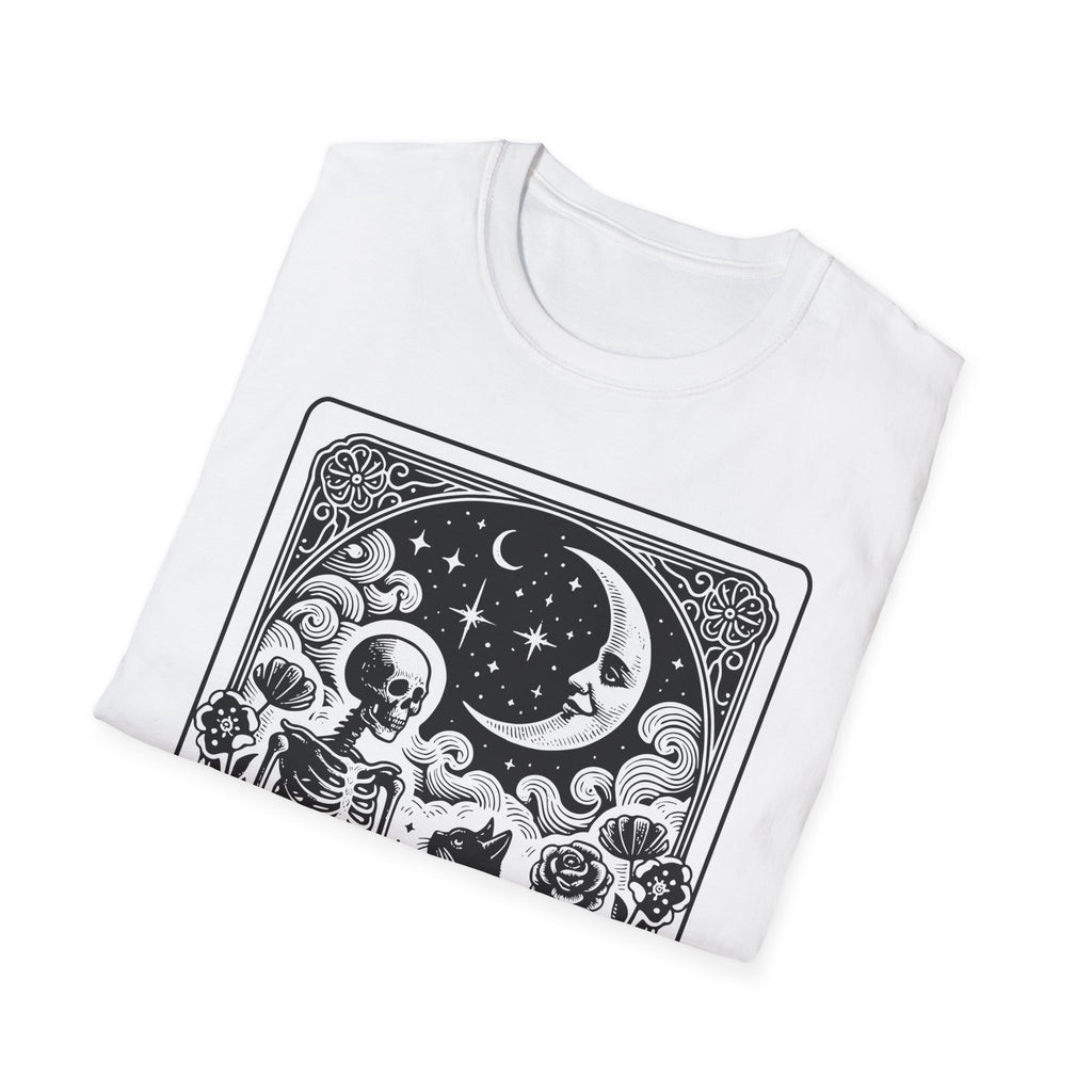 Childless Cat Lady Tarot Vintage Moon T-Shirt